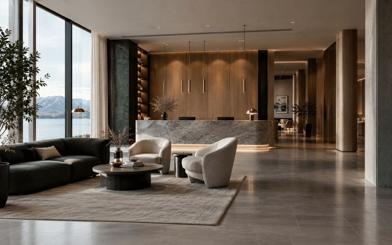 Premium hospitality interior representing the Valuax project context